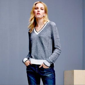 Rag & Bone Ainsley V Neck Lightweight Sweater